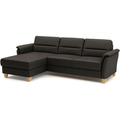 Home AFFAIRE Palmera L-Form Sofa - Microfaser & Lederoptik, Braun Home AFFAIRE Palmera L-Form Sofa - Microfaser & Lederoptik, Braun