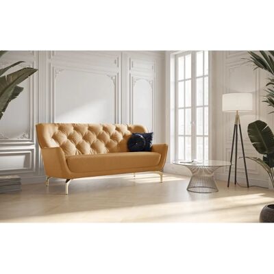 SIT&MORE Orient 3 V Senfgelb 3-Sitzer Sofa - Sofa SIT&MORE Orient 3 V Senfgelb 3-Sitzer Sofa - Sofa