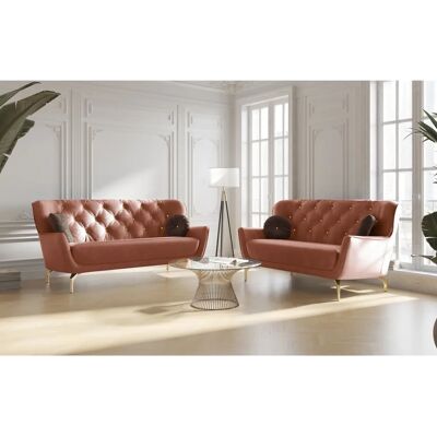 SIT & MORE Orient 3 V Rosegold Couch-Set - Sitzmöbel-Set SIT & MORE Orient 3 V Rosegold Couch-Set - Sitzmöbel-Set