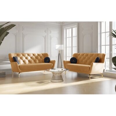 SIT&MORE Orient 3 V - 3/2-Sitzer Sofa Set - Modern Struktur SIT&MORE Orient 3 V - 3/2-Sitzer Sofa Set - Modern Struktur