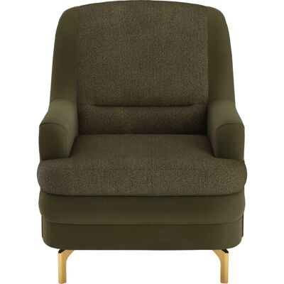 SIT & MORE Orient Sessel - Struktur, Grün, Goldfüße - Sessel SIT & MORE Orient Sessel - Struktur, Grün, Goldfüße - Sessel