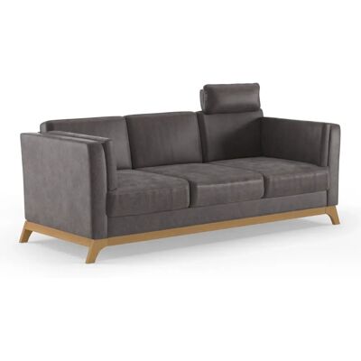 HOME AFFAIRE Viva 3-Sitzer Sofa - Microfaser VINTAGE - Made in Europe HOME AFFAIRE Viva 3-Sitzer Sofa - Microfaser VINTAGE - Made in Europe
