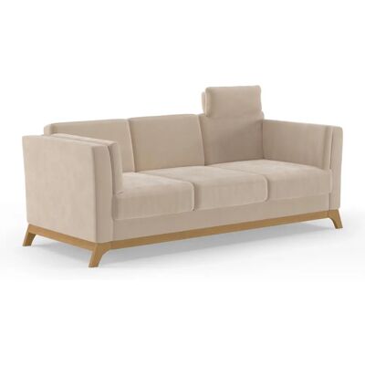 HOME AFFAIRE Viva 3-Sitzer Sofa - Eiche Microfaser Braun HOME AFFAIRE Viva 3-Sitzer Sofa - Eiche Microfaser Braun