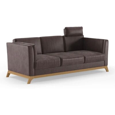Home Affaire Viva 3-Sitzer Vintage Microfaser Couch - Sofa Home Affaire Viva 3-Sitzer Vintage Microfaser Couch - Sofa