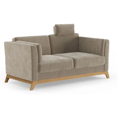 Home Affaire Viva 2,5-Sitzer Sofa - Microfaser, Eiche Rahmen Home Affaire Viva 2,5-Sitzer Sofa - Microfaser, Eiche Rahmen