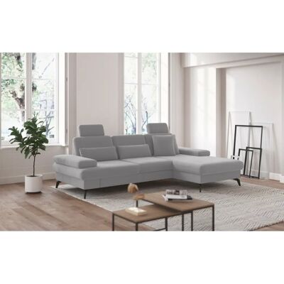 SIT&MORE Morris L-Form Verstellbares Sofa - Microfaser - Made in Europe SIT&MORE Morris L-Form Verstellbares Sofa - Microfaser - Made in Europe