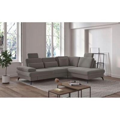 SIT & MORE Morris L-Form Sofa - Mikrofaser, Wendbare Ottomane - Sofa SIT & MORE Morris L-Form Sofa - Mikrofaser, Wendbare Ottomane - Sofa