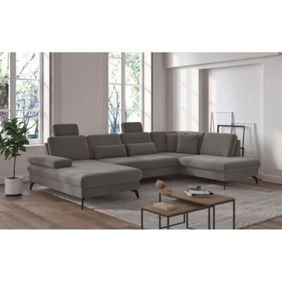 SIT & MORE Morris U-Form Sofa - U-förmiger Mikrofaser-Recliner SIT & MORE Morris U-Form Sofa - U-förmiger Mikrofaser-Recliner