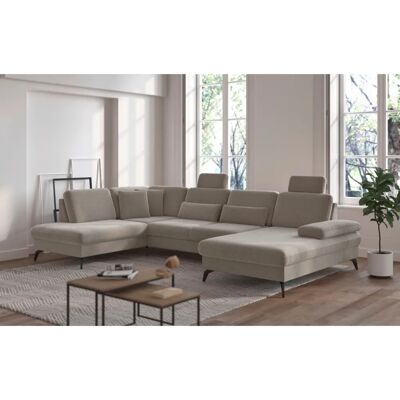 SIT & MORE Morris U-Form beige Sofa - U-förmiger Couch SIT & MORE Morris U-Form beige Sofa - U-förmiger Couch