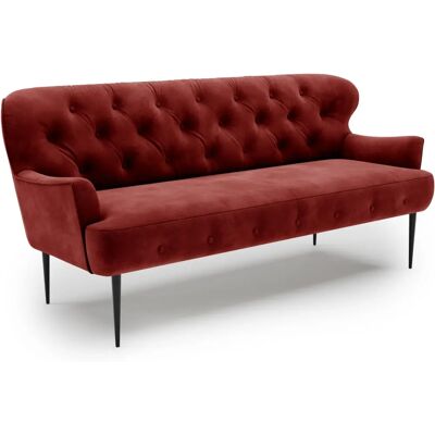 Places of Style 3-Sitzer Sofa - Microfaser - Bordeaux Places of Style 3-Sitzer Sofa - Microfaser - Bordeaux