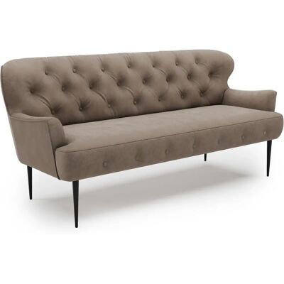 Places of Style Amber 3er-Sofa Taupe - Sofa Places of Style Amber 3er-Sofa Taupe - Sofa