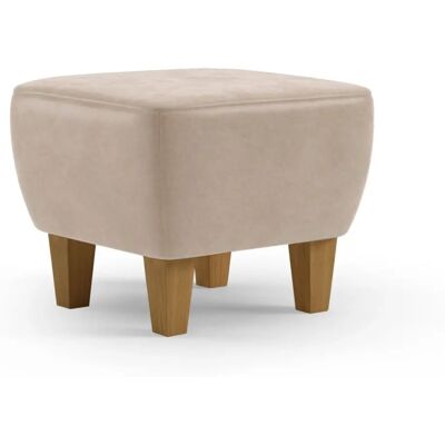 HOME AFFAIRE Viva beige Eichenfüße Hocker - Hocker HOME AFFAIRE Viva beige Eichenfüße Hocker - Hocker