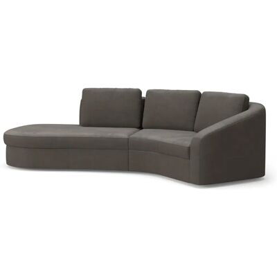 SIT&MORE Jazz L-Form Sofa - Braun Microfaser SIT&MORE Jazz L-Form Sofa - Braun Microfaser