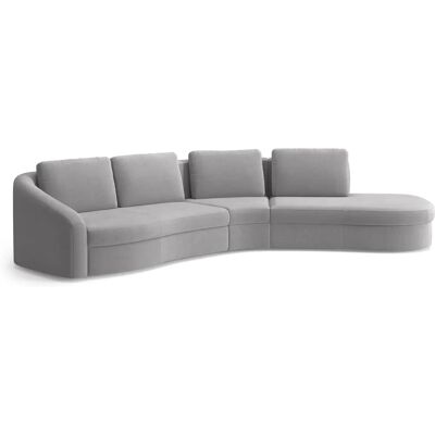 SIT & MORE Jazz L-Form Sofa - Grau Microfaser SIT & MORE Jazz L-Form Sofa - Grau Microfaser