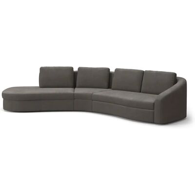 SIT&MORE Jazz L-Form Sofa - Microfaser Braun SIT&MORE Jazz L-Form Sofa - Microfaser Braun