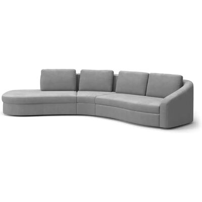 SIT&MORE Jazz L-Form Sofa - Microfaser grau SIT&MORE Jazz L-Form Sofa - Microfaser grau