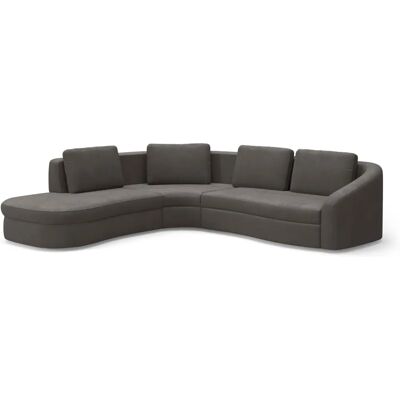 SIT&MORE Jazz L-Form Ecksofa - Microfaser braun SIT&MORE Jazz L-Form Ecksofa - Microfaser braun
