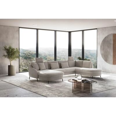 SIT & MORE Soul U-Form Sofa - Microfaser Ecksofa SIT & MORE Soul U-Form Sofa - Microfaser Ecksofa