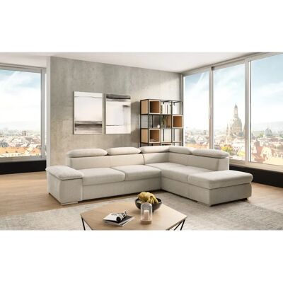 SIT & MORE Valantine L-Form Sofa - Beige - L-förmiger Sofa SIT & MORE Valantine L-Form Sofa - Beige - L-förmiger Sofa