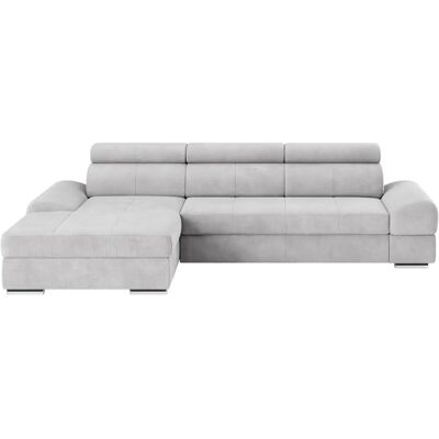 SIT & MORE Broadway L-Form Sofa - 284cm, Silber - Polsterecke SIT & MORE Broadway L-Form Sofa - 284cm, Silber - Polsterecke