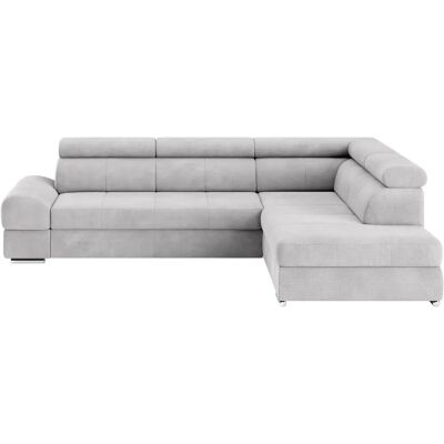 SIT&MORE Broadway L-Form Sofa - Bettfunktion, Ottomane rechts, Polyester SIT&MORE Broadway L-Form Sofa - Bettfunktion, Ottomane rechts, Polyester