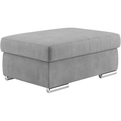 SIT&MORE Broadway Hocker - Microfaser Euphoria, grau SIT&MORE Broadway Hocker - Microfaser Euphoria, grau