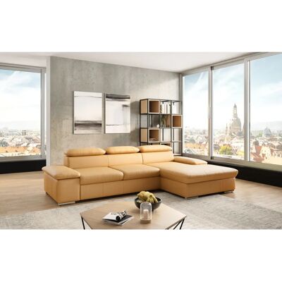 SIT & MORE Valantine L-Form Sofa - L-förmiges Sofa, Naturleder, Recamiere, Bettfunktion SIT & MORE Valantine L-Form Sofa - L-förmiges Sofa, Naturleder, Recamiere, Bettfunktion