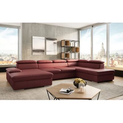 SIT & MORE Valantine U-Form Sofa - Naturleder - Recamiere links SIT & MORE Valantine U-Form Sofa - Naturleder - Recamiere links
