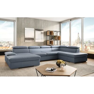SIT&MORE Valantine U-Form Sofa - Naturleder, Recamiere links, Handgefertigt SIT&MORE Valantine U-Form Sofa - Naturleder, Recamiere links, Handgefertigt