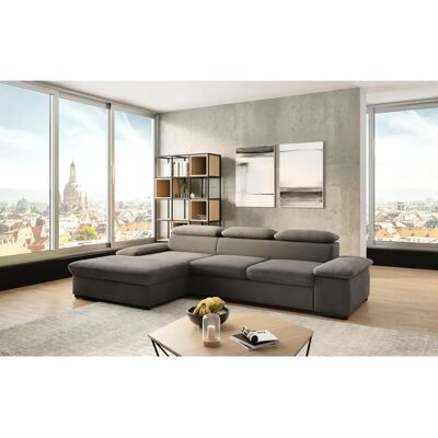 SIT&MORE Alcudia L-Form Sofa - Recamiere, Microfaser, 286cm SIT&MORE Alcudia L-Form Sofa - Recamiere, Microfaser, 286cm