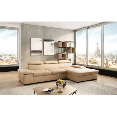 SIT&MORE Alcudia L-Form Sofa - Recamiere, Kopfteil, FSC-Holz SIT&MORE Alcudia L-Form Sofa - Recamiere, Kopfteil, FSC-Holz
