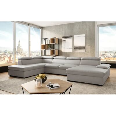 SIT&MORE Alcudia U-Form Sofa - Modern FSC Lederstoff 8 Sitze SIT&MORE Alcudia U-Form Sofa - Modern FSC Lederstoff 8 Sitze