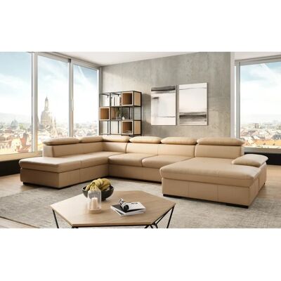 SIT & MORE Alcudia U-Form Sofa - Modern Leder Eckcouch SIT & MORE Alcudia U-Form Sofa - Modern Leder Eckcouch