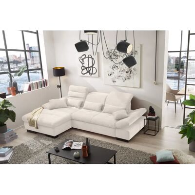 Musterring Weiß L-Form Couch - Sofa Musterring Weiß L-Form Couch - Sofa