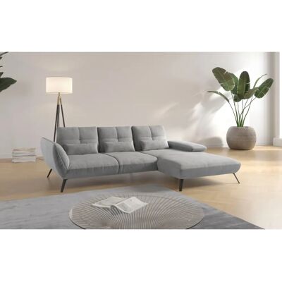 Places of Style Mikado L-Form Sofa - L-Form, Silber, 276cm Places of Style Mikado L-Form Sofa - L-Form, Silber, 276cm