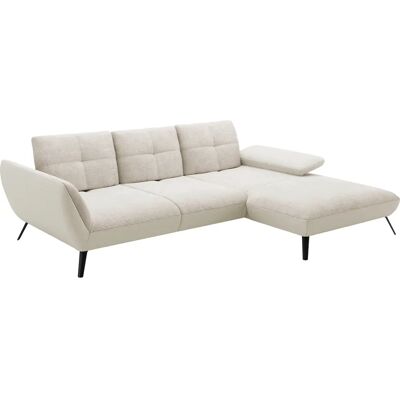 Places of Style Mikado L-Form Beige Sofa - L-Form, Abnehmbare Rückenlehne, Rechts Recamiere - Sofa Places of Style Mikado L-Form Beige Sofa - L-Form, Abnehmbare Rückenlehne, Rechts Recamiere - Sofa