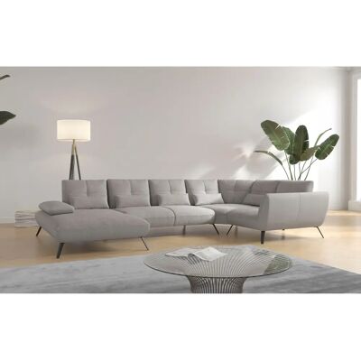 PLACES OF STYLE Mikado U-Form - Ecksofa, Abnehmbare Rückenlehne, Grau PLACES OF STYLE Mikado U-Form - Ecksofa, Abnehmbare Rückenlehne, Grau