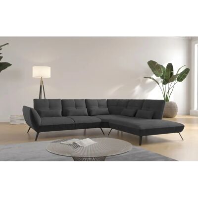 Places of Style Mikado L-Form Sofa - L-förmiger Dunkelgrau Bezug Places of Style Mikado L-Form Sofa - L-förmiger Dunkelgrau Bezug