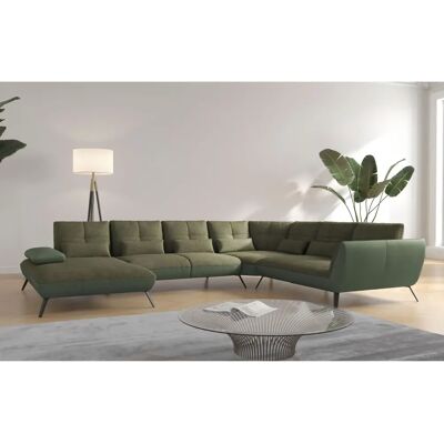 Places of Style Mikado U-Form - Sofa, olive, Recamiere links Places of Style Mikado U-Form - Sofa, olive, Recamiere links