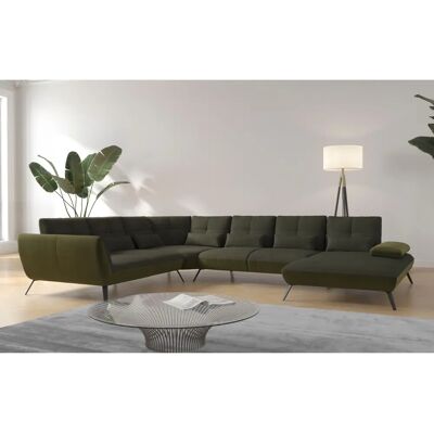 Places of Style Mikado U-Form - Sofa, grün, 376cm Places of Style Mikado U-Form - Sofa, grün, 376cm