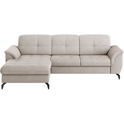 SIT & MORE Zora L-Form Sofa - Microfaser, mit Bettfunktion SIT & MORE Zora L-Form Sofa - Microfaser, mit Bettfunktion