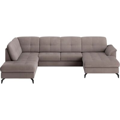 SIT & MORE Zora U-Form Taupe Sofa SIT & MORE Zora U-Form Taupe Sofa