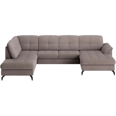 SIT & MORE Zora U-Form Taupe Sofa - U-förmiges, Made in Europe SIT & MORE Zora U-Form Taupe Sofa - U-förmiges, Made in Europe