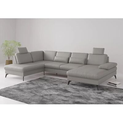 SIT & MORE Morris U-Form Grau Sofa - Sofa SIT & MORE Morris U-Form Grau Sofa - Sofa