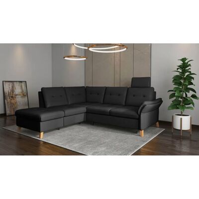 SIT & MORE Göteborg Ecksofa - schwarz, 250cm breit SIT & MORE Göteborg Ecksofa - schwarz, 250cm breit