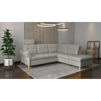 SIT & MORE Göteborg Lichtgrau Sofa mit Bett & Stauraum - Sofa SIT & MORE Göteborg Lichtgrau Sofa mit Bett & Stauraum - Sofa