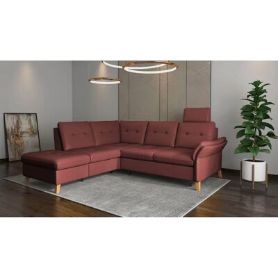 SIT & MORE Göteborg Merlot Sofa - Verstellbar & Stauraum SIT & MORE Göteborg Merlot Sofa - Verstellbar & Stauraum