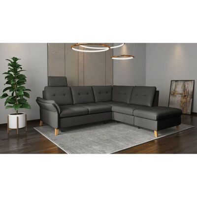 SIT & MORE Göteborg Grau Sofa - Sofa mit Verstellbaren Funktionen SIT & MORE Göteborg Grau Sofa - Sofa mit Verstellbaren Funktionen