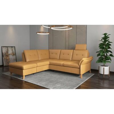 SIT & MORE Göteborg Gelbes Ecksofa mit Bettfunktion SIT & MORE Göteborg Gelbes Ecksofa mit Bettfunktion