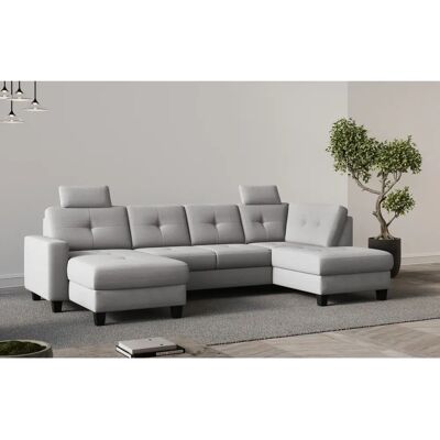 Places of Style Varese Couch Hellgrau - Sofas Places of Style Varese Couch Hellgrau - Sofas